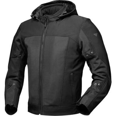 Modeka Davey Air Veste textile de moto imperméable, schwarz, M Modeka Davey Air Veste textile de moto imperméable, schwarz, M