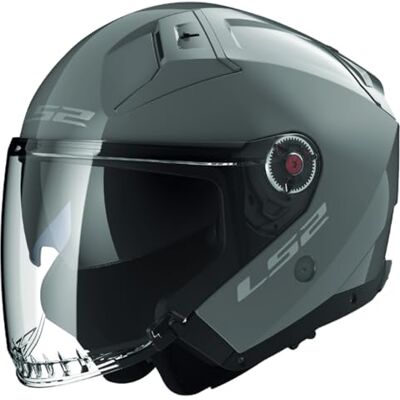 LS2 , Casque jet moto INFINITY II nardo grey, M LS2 , Casque jet moto INFINITY II nardo grey, M