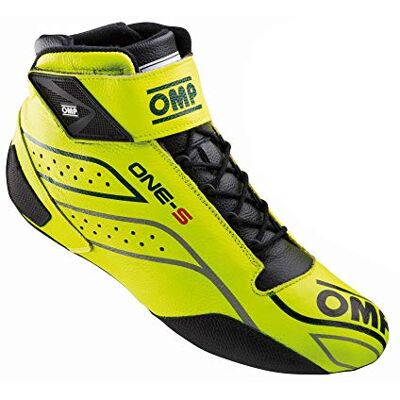 OMP IC/82209946 Bottes en Cuir, Jaune/Noir/Gris, 46 OMP IC/82209946 Bottes en Cuir, Jaune/Noir/Gris, 46