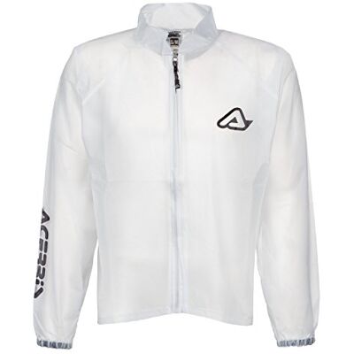 Acerbis 0022172 Veste de pluie Homme -Transparent 3XL Acerbis 0022172 Veste de pluie Homme -Transparent 3XL