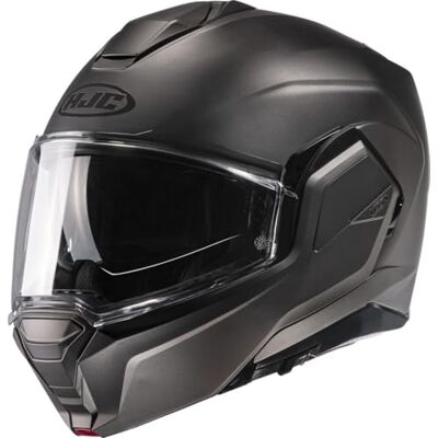 HJC , Casque modulable moto I100 mat titanium, M HJC , Casque modulable moto I100 mat titanium, M