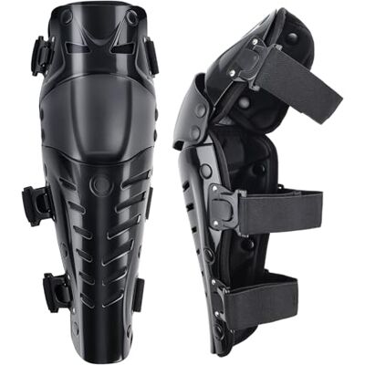 GES amélioré genouillères Moto Genou Genou Protecteur de Genou protège-Tibias kit de Course Motocross (Noir) GES amélioré genouillères Moto Genou Genou Protecteur de Genou protège-Tibias kit de Course Motocross (Noir)
