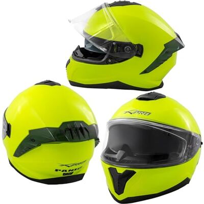 A-pro Casque intégral Moto Scooter Touring Visière intérieure Pare-soleil Voyage Fluo XXL A-pro Casque intégral Moto Scooter Touring Visière intérieure Pare-soleil Voyage Fluo XXL