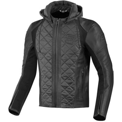 Bogotto Radic Blouson de moto en cuir/textile, noir, S Bogotto Radic Blouson de moto en cuir/textile, noir, S