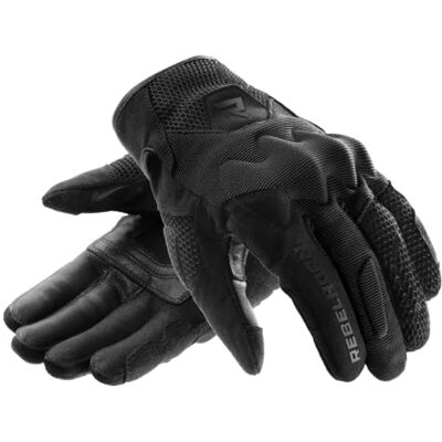 REBELHORN Core Gants moto pour dames, noir, L REBELHORN Core Gants moto pour dames, noir, L