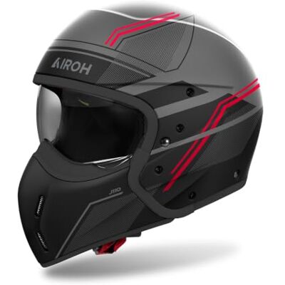 Casque Airoh J110 Rosso Opaco - Casque moto Casque Airoh J110 Rosso Opaco - Casque moto