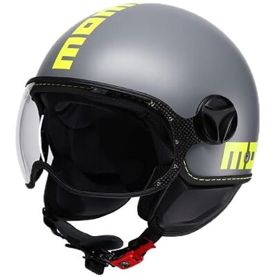 MOMO Design MOMODESIGN Fgtr Classic E2206 Casque jet unisexe adulte Casque de Moto jet Unisexe pour la Ville, avec Visière, Doublure Amovible et Lavable DrySpeed MOMO Design MOMODESIGN Fgtr Classic E2206 Casque jet unisexe adulte Casque de Moto jet Unisexe pour la Ville, avec Visière, Doublure Amovible et Lavable DrySpeed