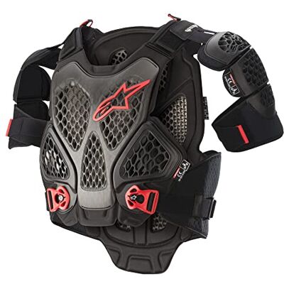 Alpinestars A-6 Protecteur thoracique, schwarz/rot, XL/2XL Alpinestars A-6 Protecteur thoracique, schwarz/rot, XL/2XL