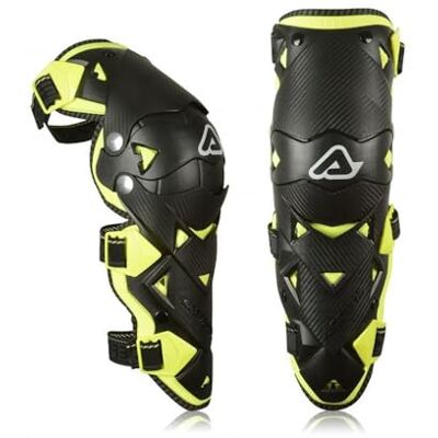 Acerbis Impact Evo 3.0 Protecteurs de genou, noir/jaune, Einheitsgröße Acerbis Impact Evo 3.0 Protecteurs de genou, noir/jaune, Einheitsgröße