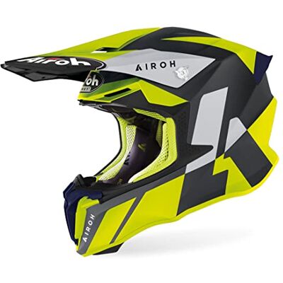 Airoh Twist 2.0 Tech Blue Gloss Helmet Mixte Airoh Twist 2.0 Tech Blue Gloss Helmet Mixte