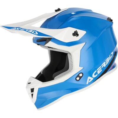 Acerbis Linear Casque de motocross, bleu/blanc, XS (53/54) Acerbis Linear Casque de motocross, bleu/blanc, XS (53/54)