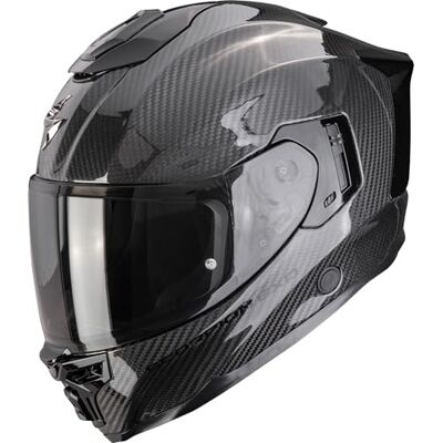 EXOCOM Scorpion EXO-1500 Casque intégral Carbon Air Fibre de carbone Ultra TCT Noir ECE 22.06, Visière Transparente + Fumée, Pinlock MaxVision, AirFit, Intérieur KwikWick3 (M) EXOCOM Scorpion EXO-1500 Casque intégral Carbon Air Fibre de carbone Ultra TCT Noir ECE 22.06, Visière Transparente + Fumée, Pinlock MaxVision, AirFit, Intérieur KwikWick3 (M)