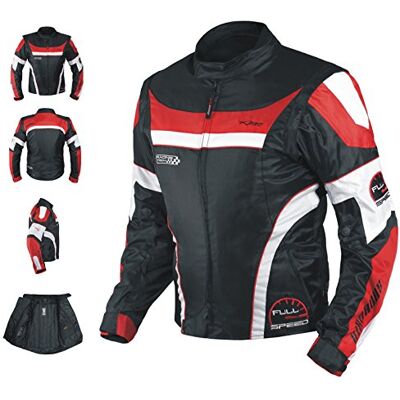 A-pro Blouson Oxford Nylon Homme Textile CE Protections Thermique Moto Rouge 2XL A-pro Blouson Oxford Nylon Homme Textile CE Protections Thermique Moto Rouge 2XL