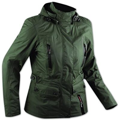A-pro Veste pour femme Ville Roller Moto étanche, Vert M A-pro Veste pour femme Ville Roller Moto étanche, Vert M
