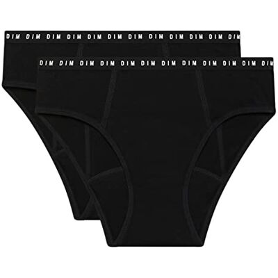DIM Menstruelle Fille Flux Abondant X2 Culotte Fille (lot de 2) DIM Menstruelle Fille Flux Abondant X2 Culotte Fille (lot de 2)