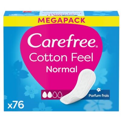 Carefree Cotton Feel Fresh 76 st/pcs Carefree Cotton Feel Fresh 76 st/pcs
