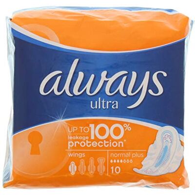 Always Ultra Normal Taille 1 Serviette Sanitaire avec des Ailes 10 Unités Always Ultra Normal Taille 1 Serviette Sanitaire avec des Ailes 10 Unités