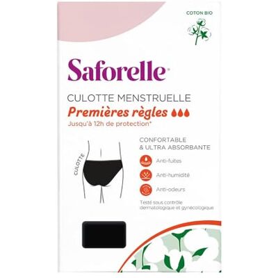 Saforelle Teens culotte pour règles ado 12 ans Saforelle Teens culotte pour règles ado 12 ans