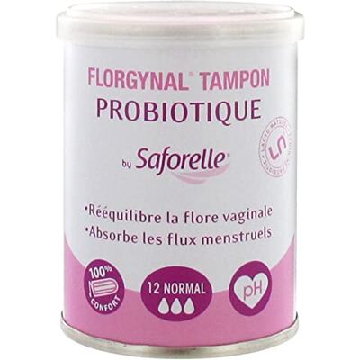 Saforelle Florgynal probiotic normal 12 tampons Saforelle Florgynal probiotic normal 12 tampons