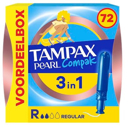Tampax Pearl Compak Regular - Tampon Tampax Pearl Compak Regular - Tampon