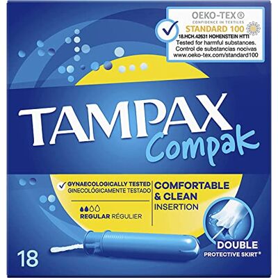 Tampax Super Plus Lot de 20 tampons avec applicateur en carton Tampax Super Plus Lot de 20 tampons avec applicateur en carton