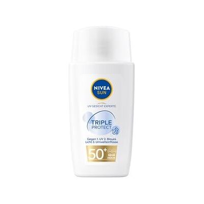 Sun Protection solaire SPF 50+, crème solaire légère pour une triple protection de la peau, soin du visage à l'acide hyaluronique, soin du visage UV Expert Triple Protect Fluid SPF 50+ (40 ml) Sun Protection solaire SPF 50+, crème solaire légère pour une triple protection de la peau, soin du visage à l'acide hyaluronique, soin du visage UV Expert Triple Protect Fluid SPF 50+ (40 ml)