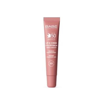LABORATORIOS BABE Laboratorios Babé LIP & Cheek SPF 50 Rose Baume photoprotecteur haute protection solaire SPF 50 Hydratation et effet volume naturel pour lèvres et joues LABORATORIOS BABE Laboratorios Babé LIP & Cheek SPF 50 Rose Baume photoprotecteur haute protection solaire SPF 50 Hydratation et effet volume naturel pour lèvres et joues