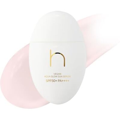 HAMEL Sérum solaire Aqua-Glow végétalien† écran solaire, protection solaire (SPF50+,PA++++)︱1.69 fl.oz. / 50 ml︱Extrait de camélia rouge︱Sans parfum】Vegan, sans cruauté, EWG-Green HAMEL Sérum solaire Aqua-Glow végétalien† écran solaire, protection solaire (SPF50+,PA++++)︱1.69 fl.oz. / 50 ml︱Extrait de camélia rouge︱Sans parfum】Vegan, sans cruauté, EWG-Green
