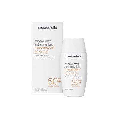 Mesoestetic Mesoprotech Mineral Matt Antiaging Fluid SPF50 50ml Mesoestetic Mesoprotech Mineral Matt Antiaging Fluid SPF50 50ml