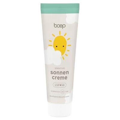 boep Sensitiv SPF50 Crème solaire pour visage et corps Protection solaire minérale pour bébés, enfants et adultes Sans parfum Cosmétique naturel végétalien (50 ml) boep Sensitiv SPF50 Crème solaire pour visage et corps Protection solaire minérale pour bébés, enfants et adultes Sans parfum Cosmétique naturel végétalien (50 ml)
