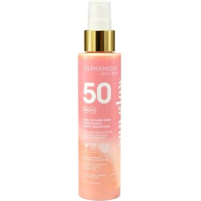 Alphanova DAILY SUN Huile Solaire SPF50 Scintillante Rose SUN GLOW naturel écoresponsable 125ml Alphanova DAILY SUN Huile Solaire SPF50 Scintillante Rose SUN GLOW naturel écoresponsable 125ml