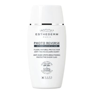 INSTITUT ESTHEDERM PARIS Esthederm Photo Reverse Fluide Invisible Protecteur Anti-Taches Eclaircissant Liquide Invisible Protecteur Anti-Taches Blanchissant SPF50+ 40 ml INSTITUT ESTHEDERM PARIS Esthederm Photo Reverse Fluide Invisible Protecteur Anti-Taches Eclaircissant Liquide Invisible Protecteur Anti-Taches Blanchissant SPF50+ 40 ml