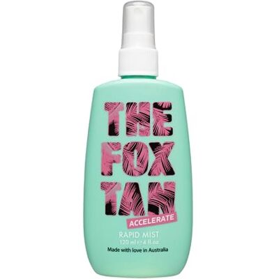 The Fox Tan Rapid Tanning Mist Amplificateur de Bronzage sans Autobronzant, Spray Bronzant pour le Corps, sous le Soleil ou dans le Solarium, 120 ml The Fox Tan Rapid Tanning Mist Amplificateur de Bronzage sans Autobronzant, Spray Bronzant pour le Corps, sous le Soleil ou dans le Solarium, 120 ml