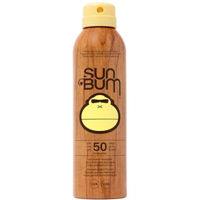 Sun Original SPF 50 Crème solaire en spray, crème solaire hydratante avec vitamine E, végétalien et respectueux des récifs, protection UVA/UVB à large spectre, 200 ml Sun Original SPF 50 Crème solaire en spray, crème solaire hydratante avec vitamine E, végétalien et respectueux des récifs, protection UVA/UVB à large spectre, 200 ml