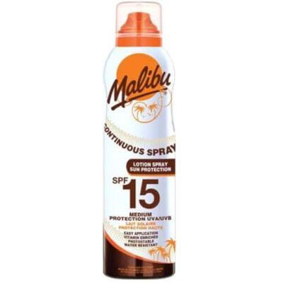 Malibu Continuous Lotion Spray with SPF15 Malibu Continuous Lotion Spray with SPF15