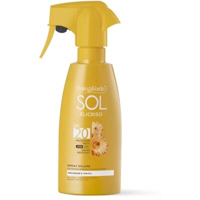 Bottega Verde SOL Hélichrysalium Spray corps Hydrate Protection moyenne SPF20 (200 ml) Water resistant Bottega Verde SOL Hélichrysalium Spray corps Hydrate Protection moyenne SPF20 (200 ml) Water resistant