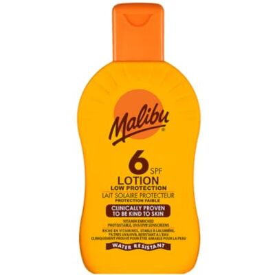 Malibu Sun Lotion SPF6 Low Protection 200ml Malibu Sun Lotion SPF6 Low Protection 200ml