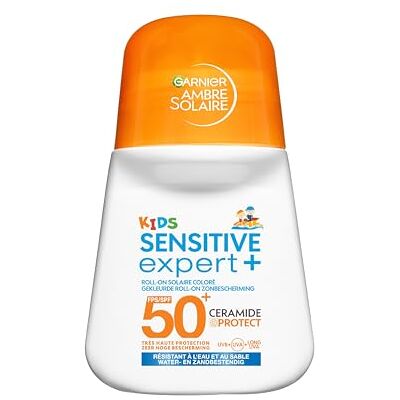 Ambre Solaire Garnier Sensitive Expert Kids Roll-on coloré SPF 50+ 50 ml Ambre Solaire Garnier Sensitive Expert Kids Roll-on coloré SPF 50+ 50 ml