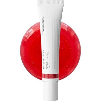 Transparent Lab Tinted Lipgloss Cherry 15 ml – Baume à lèvres teinté SPF50, à l'acide hyaluronique et aux peptides volumateurs, hydratation, brillance naturelle et protection solaire élevée Transparent Lab Tinted Lipgloss Cherry 15 ml – Baume à lèvres teinté SPF50, à l'acide hyaluronique et aux peptides volumateurs, hydratation, brillance naturelle et protection solaire élevée