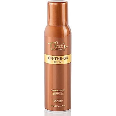 That'so Sun Makeup On The Go CLEAR Spray Autobronzant Visage et Corp progressif, 125ml That'so Sun Makeup On The Go CLEAR Spray Autobronzant Visage et Corp progressif, 125ml