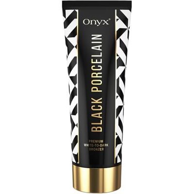 Onyx Lotion de bronzage de porcelaine noire Bronzer blanc à tonnerre Premium sans taches Onyx Lotion de bronzage de porcelaine noire Bronzer blanc à tonnerre Premium sans taches