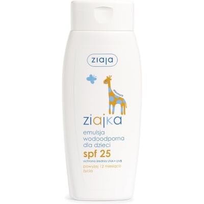 Ziaja Ziajka Sun Emulsion Waterproof pour Children Spf 25 150 Ml pour usage pratique et remplacement simple Ziaja Ziajka Sun Emulsion Waterproof pour Children Spf 25 150 Ml pour usage pratique et remplacement simple