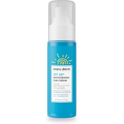 maru.derm Maruderm Crème Solaire Hydratante SPF 50+ – Protection UVA/UVB Large Spectre avec Filtres Nouvelle Génération – Écran Solaire Quotidien Légère & Non Grasse – 50 ML maru.derm Maruderm Crème Solaire Hydratante SPF 50+ – Protection UVA/UVB Large Spectre avec Filtres Nouvelle Génération – Écran Solaire Quotidien Légère & Non Grasse – 50 ML
