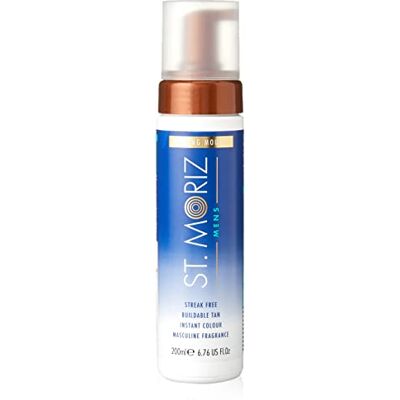 ST. MORIZ Mousse Autobronzante pour Homme, 200 ml ST. MORIZ Mousse Autobronzante pour Homme, 200 ml