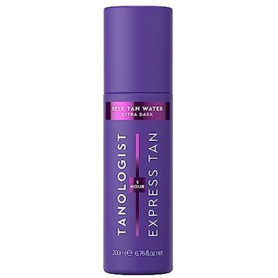 Tanologist Eau extra foncée (200 ml) d'eau autobronzante hydratante, ingrédients naturels et végétaliens, approuvés par les dermatologues, ingrédients propres et végétaliens Tanologist Eau extra foncée (200 ml) d'eau autobronzante hydratante, ingrédients naturels et végétaliens, approuvés par les dermatologues, ingrédients propres et végétaliens