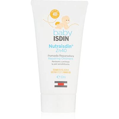 ISDIN Nutra Zn40 Pommade réparatrice (50 ml) Effet apaisant et rafraîchissant Hydratation et réparation intenses ISDIN Nutra Zn40 Pommade réparatrice (50 ml) Effet apaisant et rafraîchissant Hydratation et réparation intenses