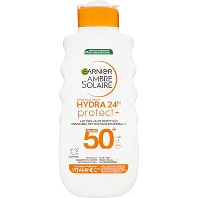 Ambre Solaire Garnier Hydra 24h Protect Lait solaire hydratant SPF 50+ 175 ml Ambre Solaire Garnier Hydra 24h Protect Lait solaire hydratant SPF 50+ 175 ml