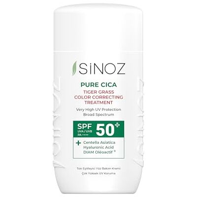 sinoz , Pure Cica Color Correcting Treatment Fluid Sunscreen SPF50+/PA++++ sinoz , Pure Cica Color Correcting Treatment Fluid Sunscreen SPF50+/PA++++