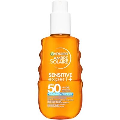 Ambre Solaire Garnier Sensitive Expert Protection solaire hydratante avec texture eau SPF 50 150 ml Ambre Solaire Garnier Sensitive Expert Protection solaire hydratante avec texture eau SPF 50 150 ml