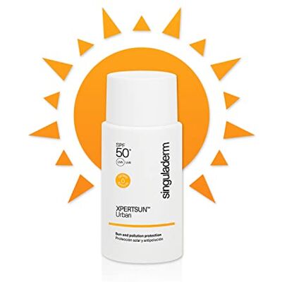 Singuladerm XPERTSUN Urban Crème solaire pour le visage SPF 50+ 50 ml – Protection solaire contre la pollution et les taches sombres – Imperméable Singuladerm XPERTSUN Urban Crème solaire pour le visage SPF 50+ 50 ml – Protection solaire contre la pollution et les taches sombres – Imperméable